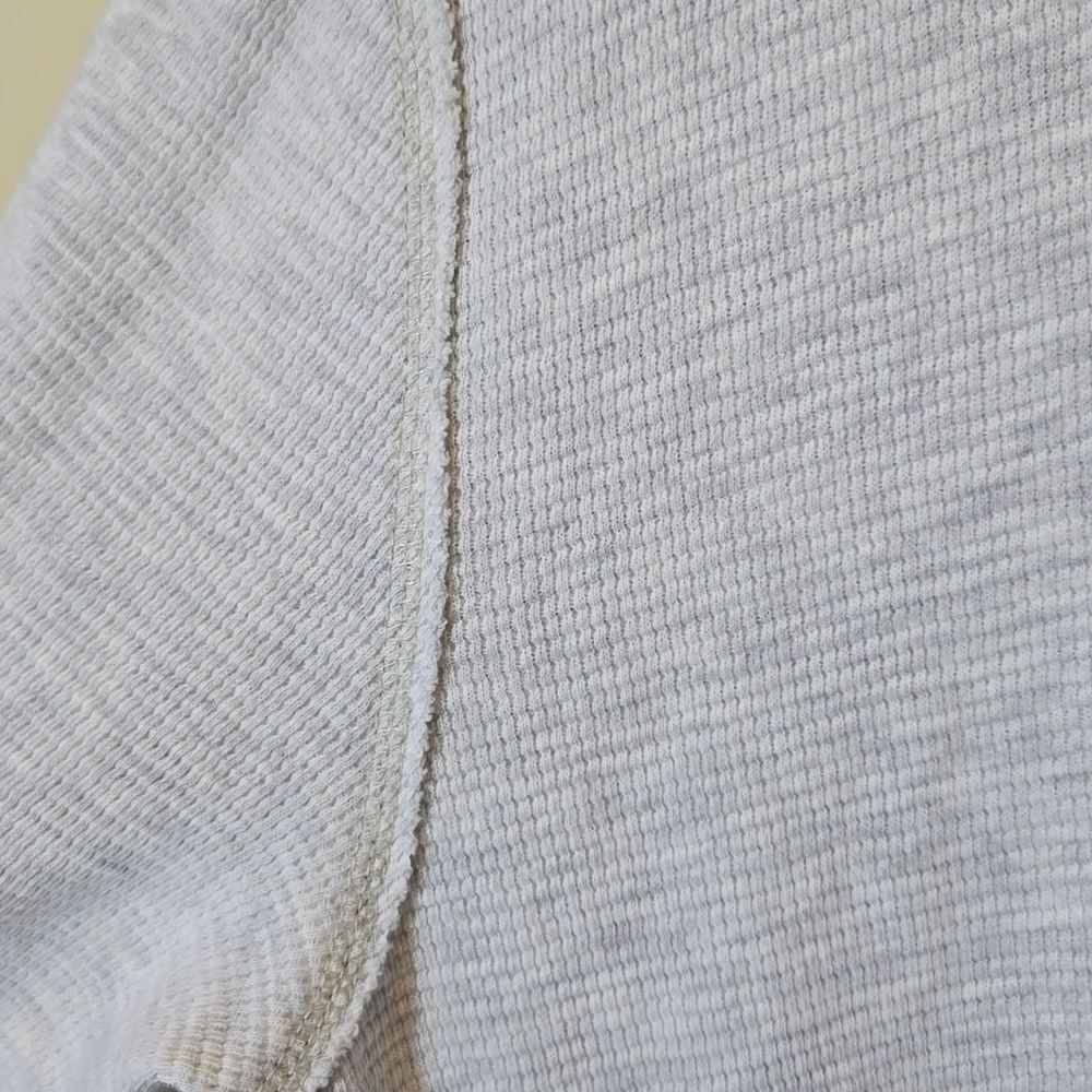 Aeropostale‎ Men's Y2K Thermal Henley Shirt XL Waffle Knit Thick Muscle 2000's - Picture 15 of 15